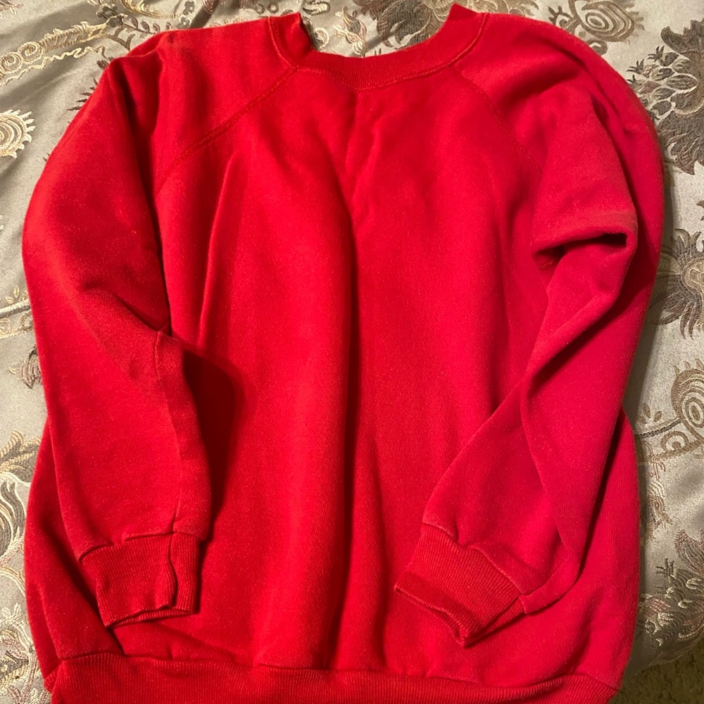 MEN’’S RED SWEATERSHIRT SIZE LARGE👕